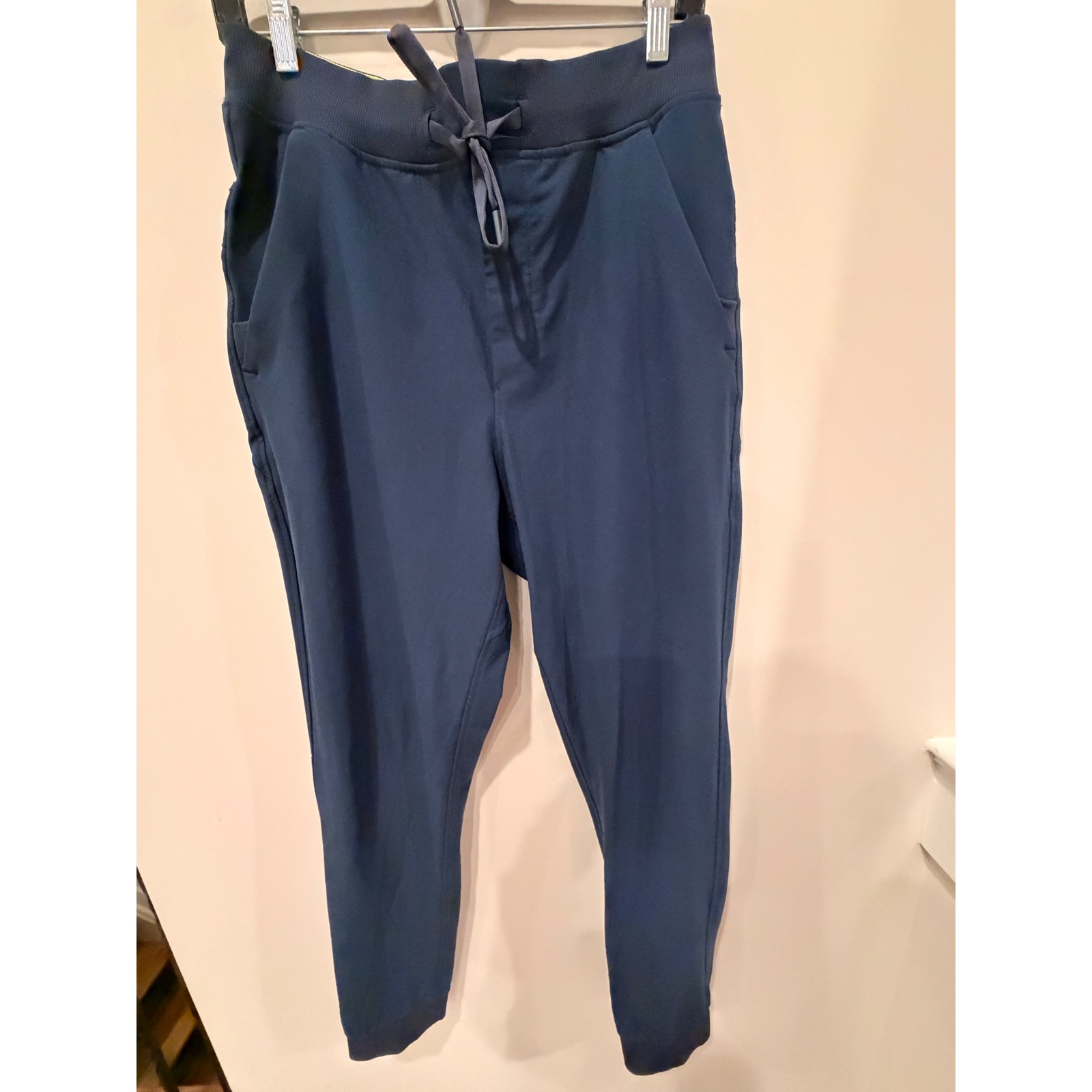 Birddogs Mens Navy Blue Joggers Size L Lined Performance Pants Drawstring